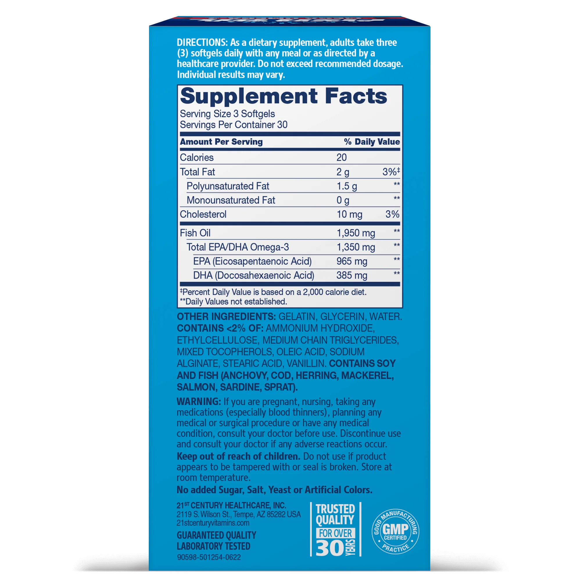 Alaska Wild® Fish Oil Mega Omega-3 - Image 4