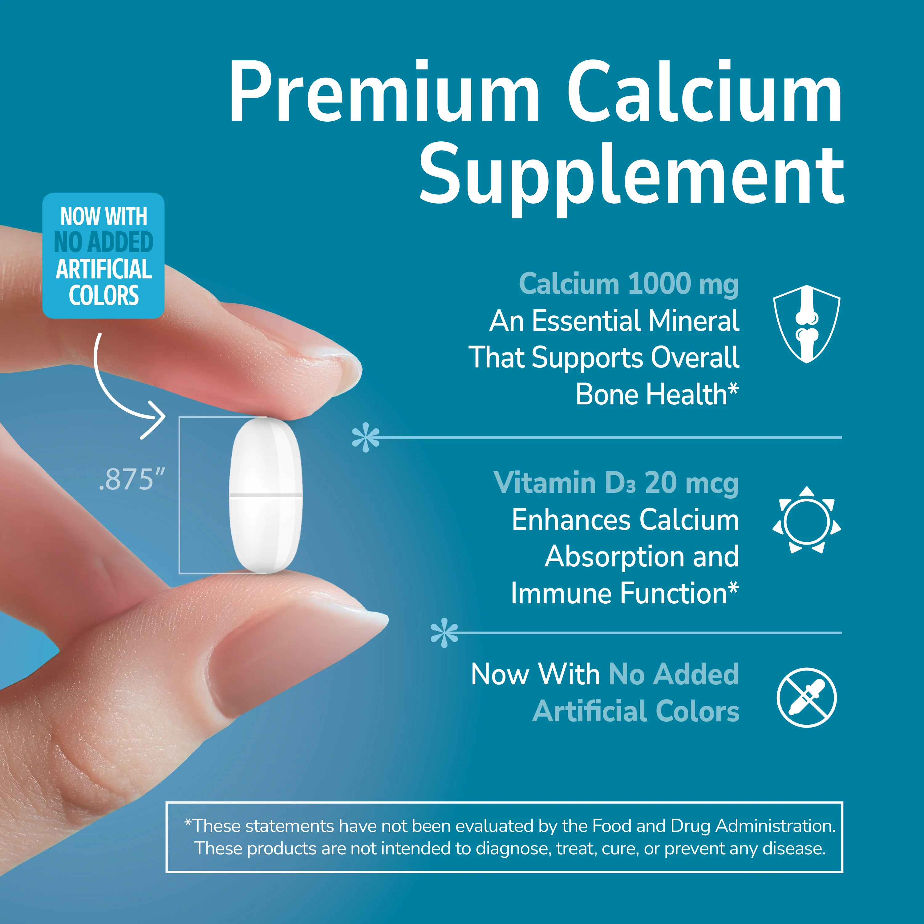Calcium 1000 mg Plus D3 - Image 3
