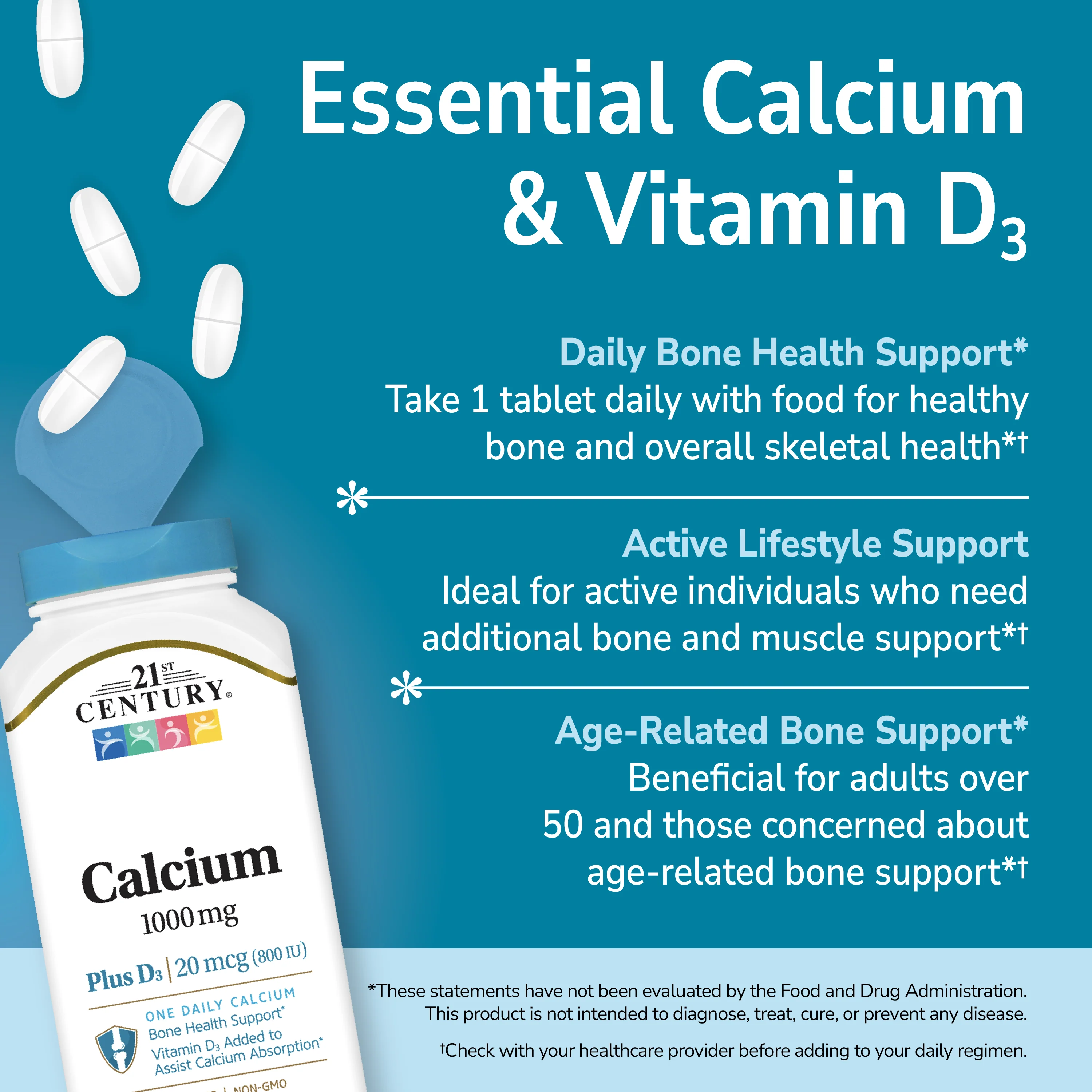 Calcium 1000 mg Plus D3 - Image 4