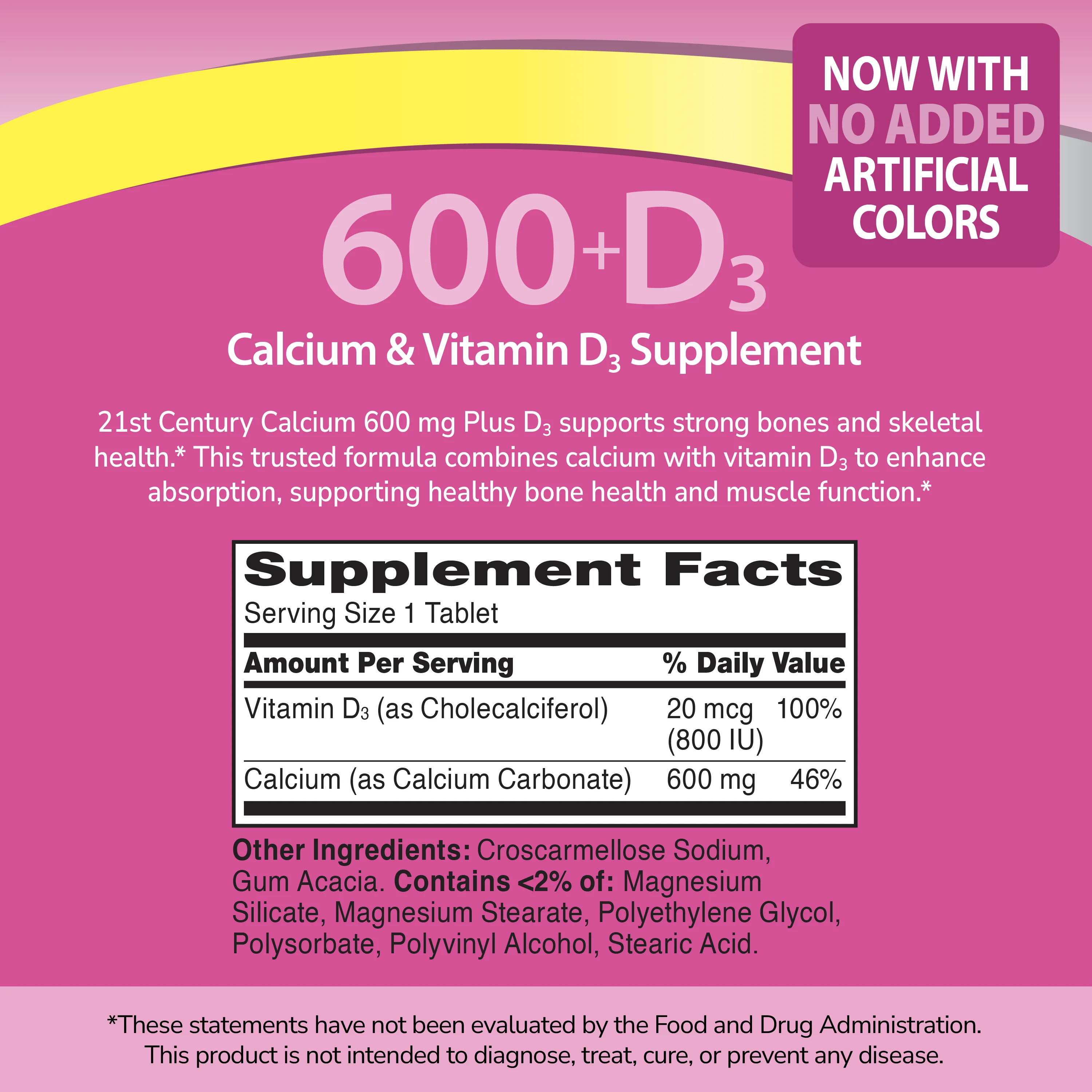 Calcium 600 +D3 - Image 3