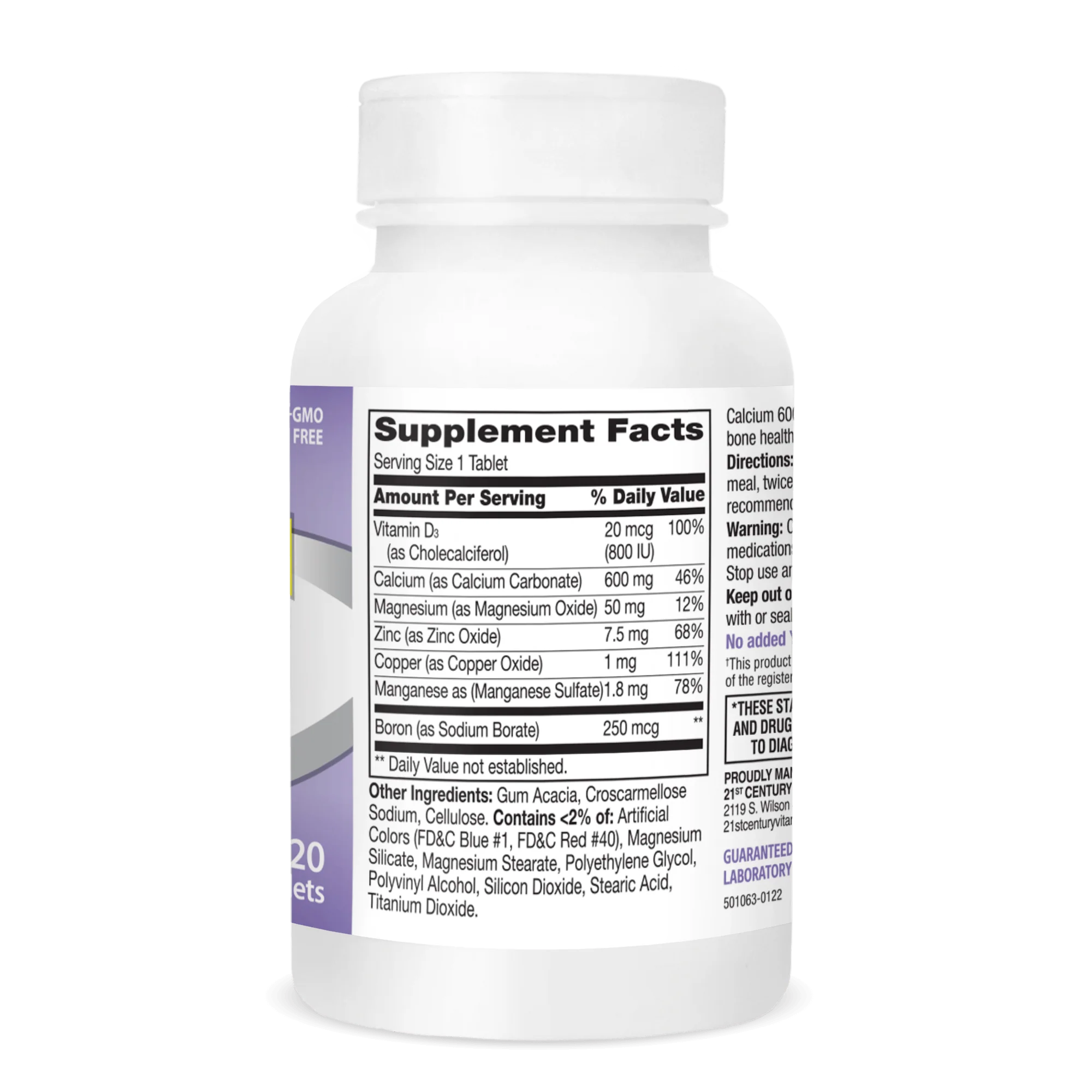 Calcium 600 +D3 Plus Minerals - Image 2