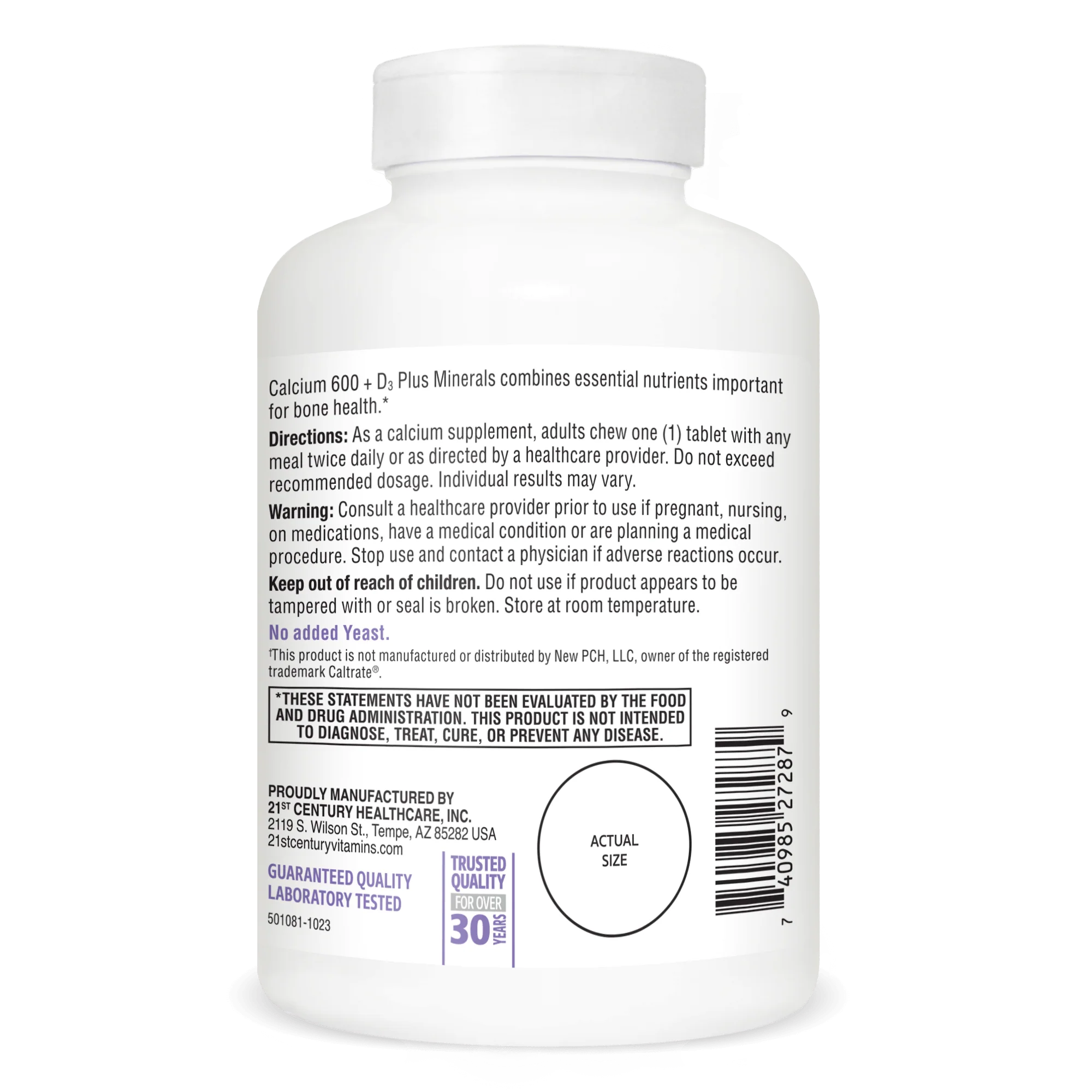 Calcium 600+D3 Plus Minerals Chewables - Image 3
