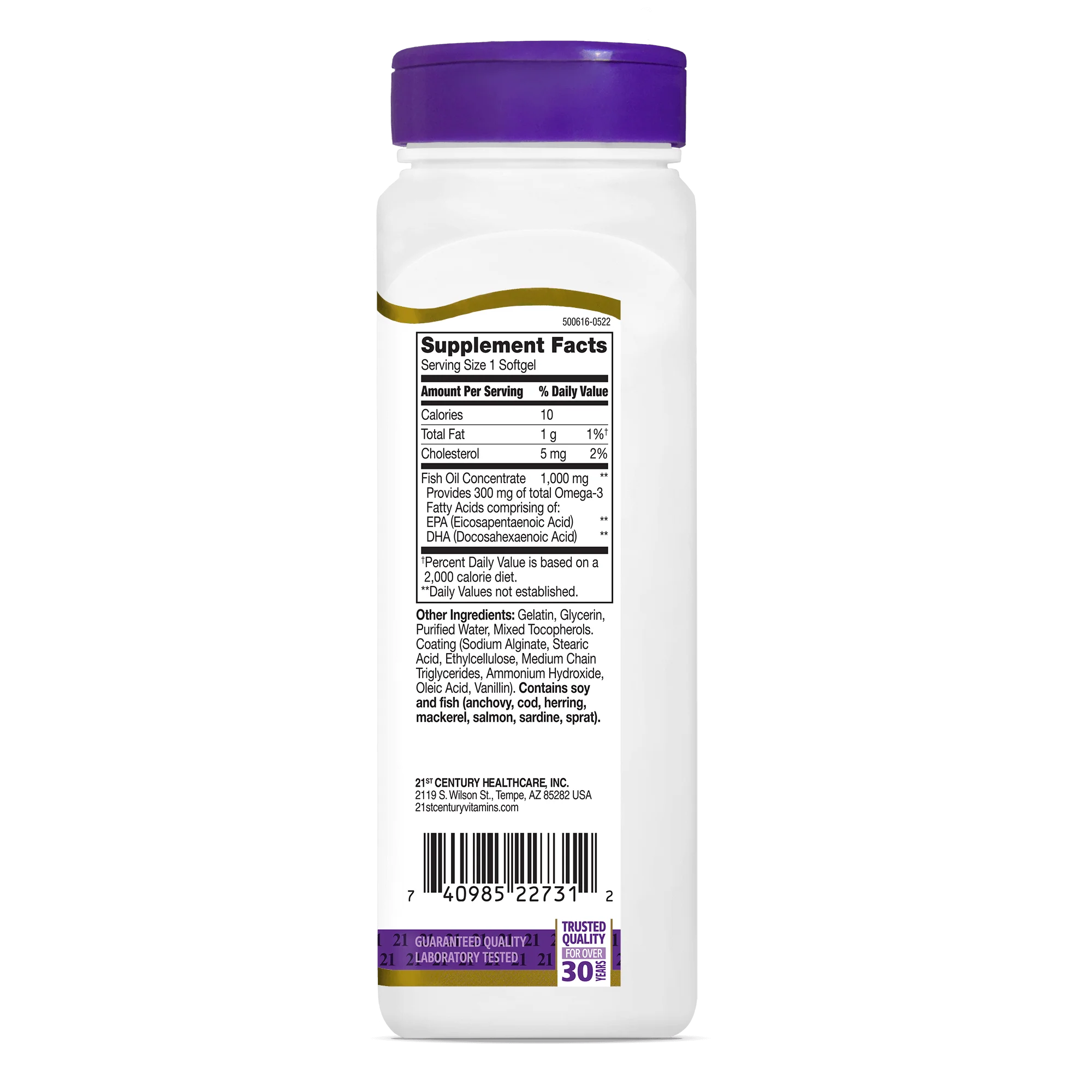 Fish Oil 1000 mg Enteric Coated - Image 3