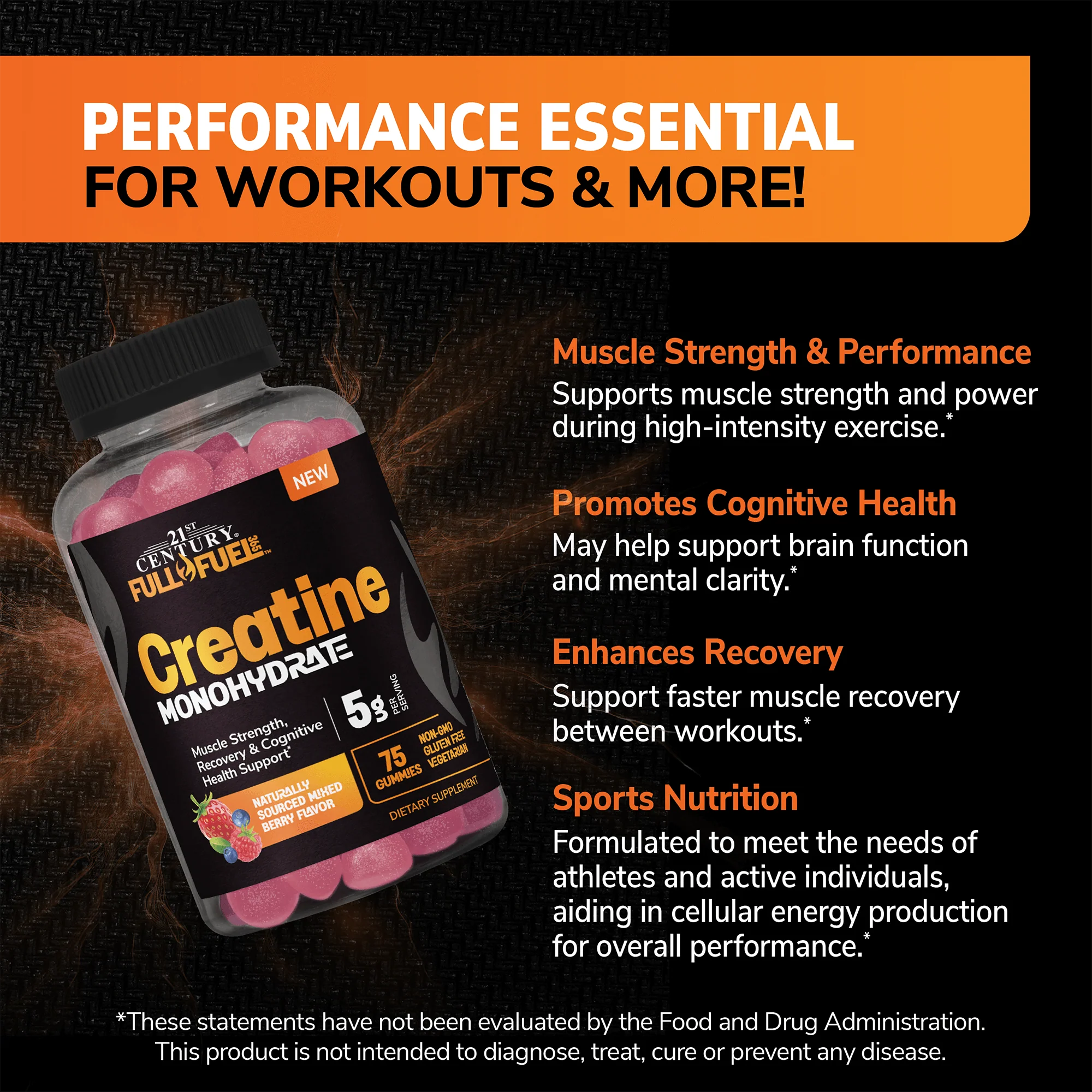 Full Fuel 365 Creatine Monohydrate 5 g Gummy - Image 4