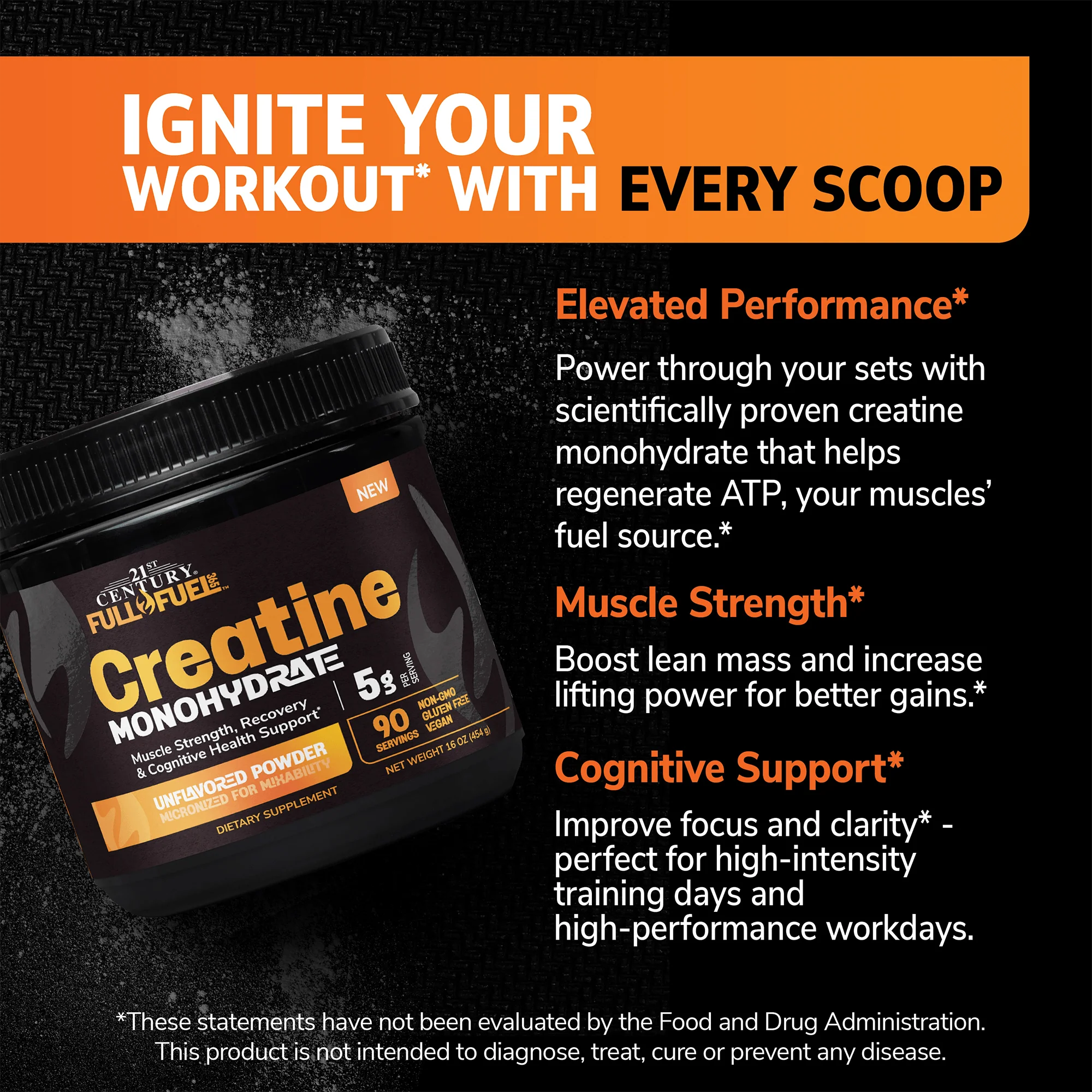 Full Fuel 365 Creatine Monohydrate 5 g Powder - Image 3