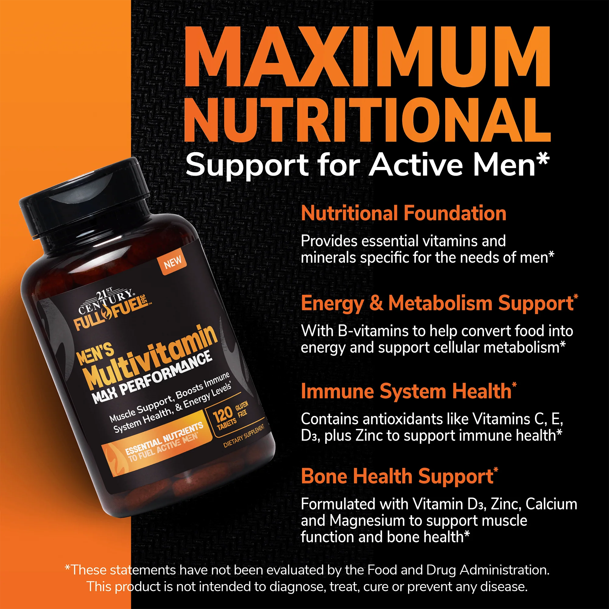 Full Fuel 365 Men's Multivitamin Max Performance - Image 3