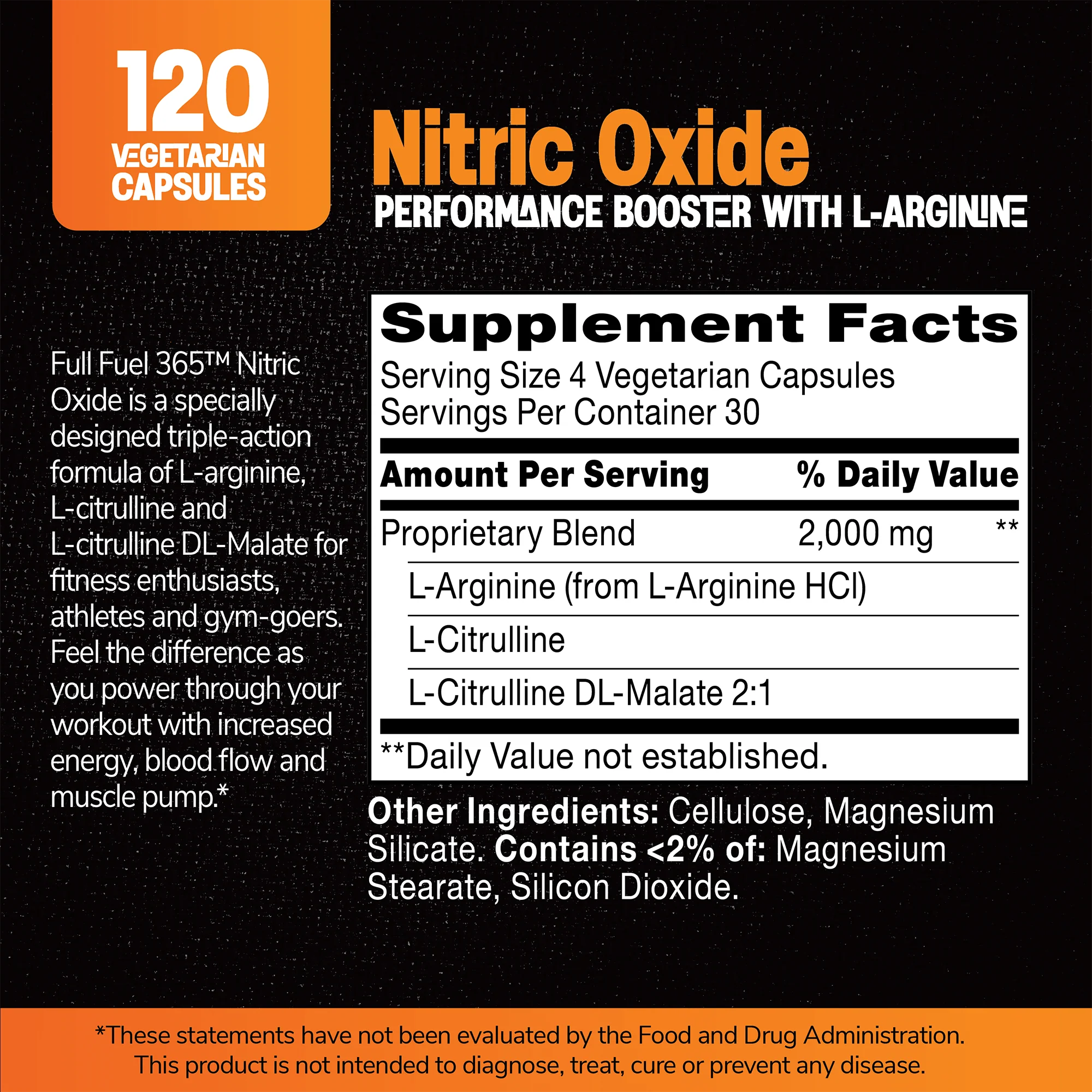 Full Fuel 365 Nitric Oxide Performance Booster - Image 3