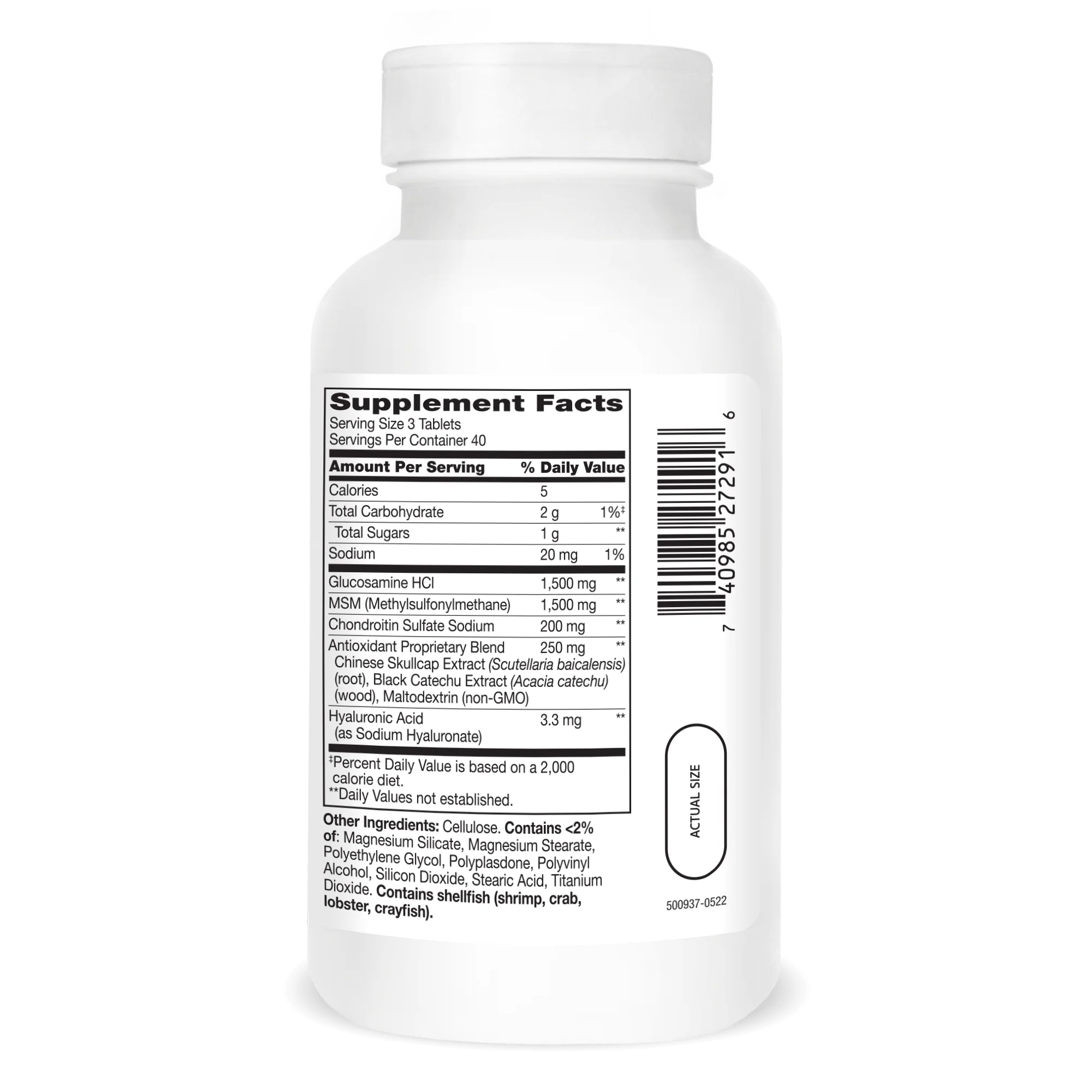 Glucosamine Chondroitin Advanced Plus 1500mg MSM - Image 3