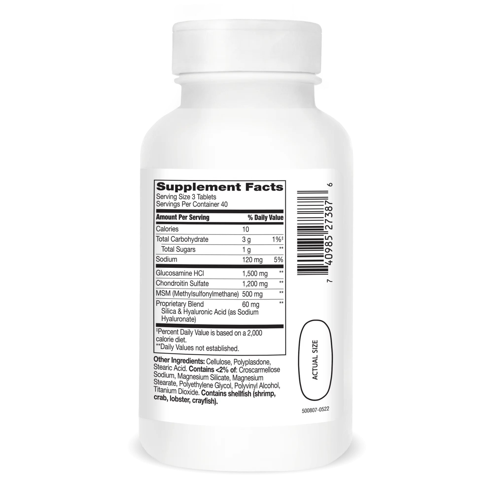 Glucosamine Chondroitin Plus Hyaluronic Acid +MSM - Image 3