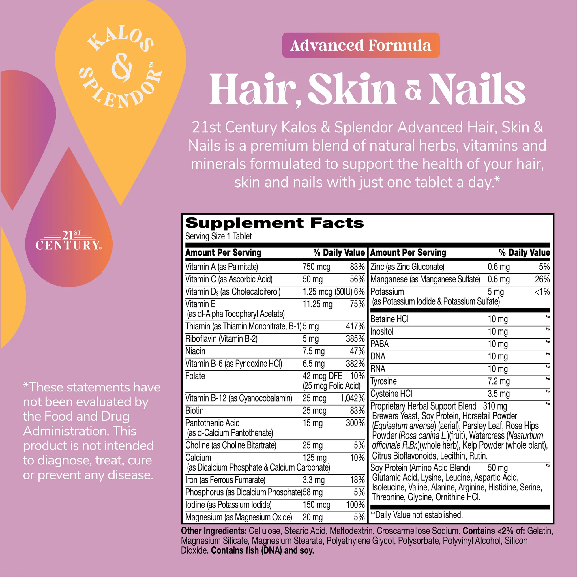 Kalos & Splendor Advanced Hair, Skin & Nails - Image 3