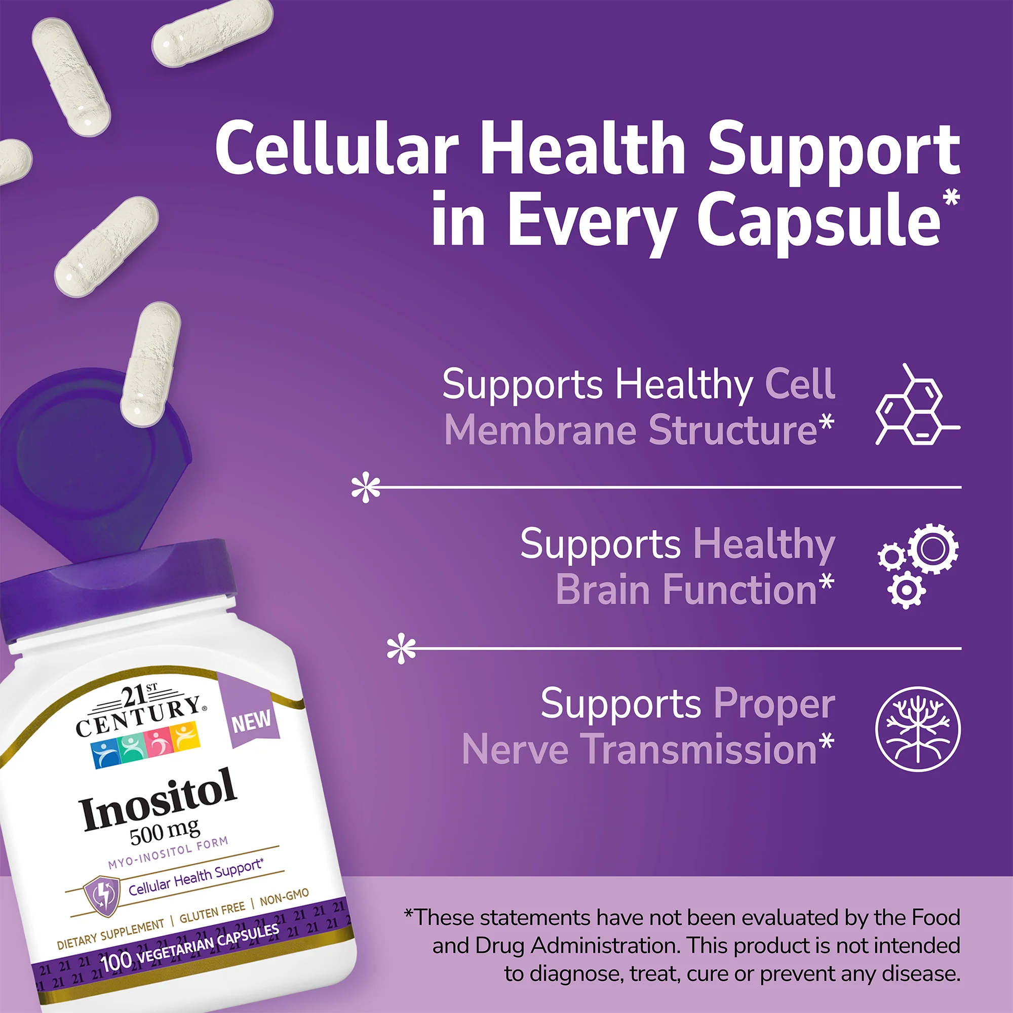 Inositol 500 mg - Image 3