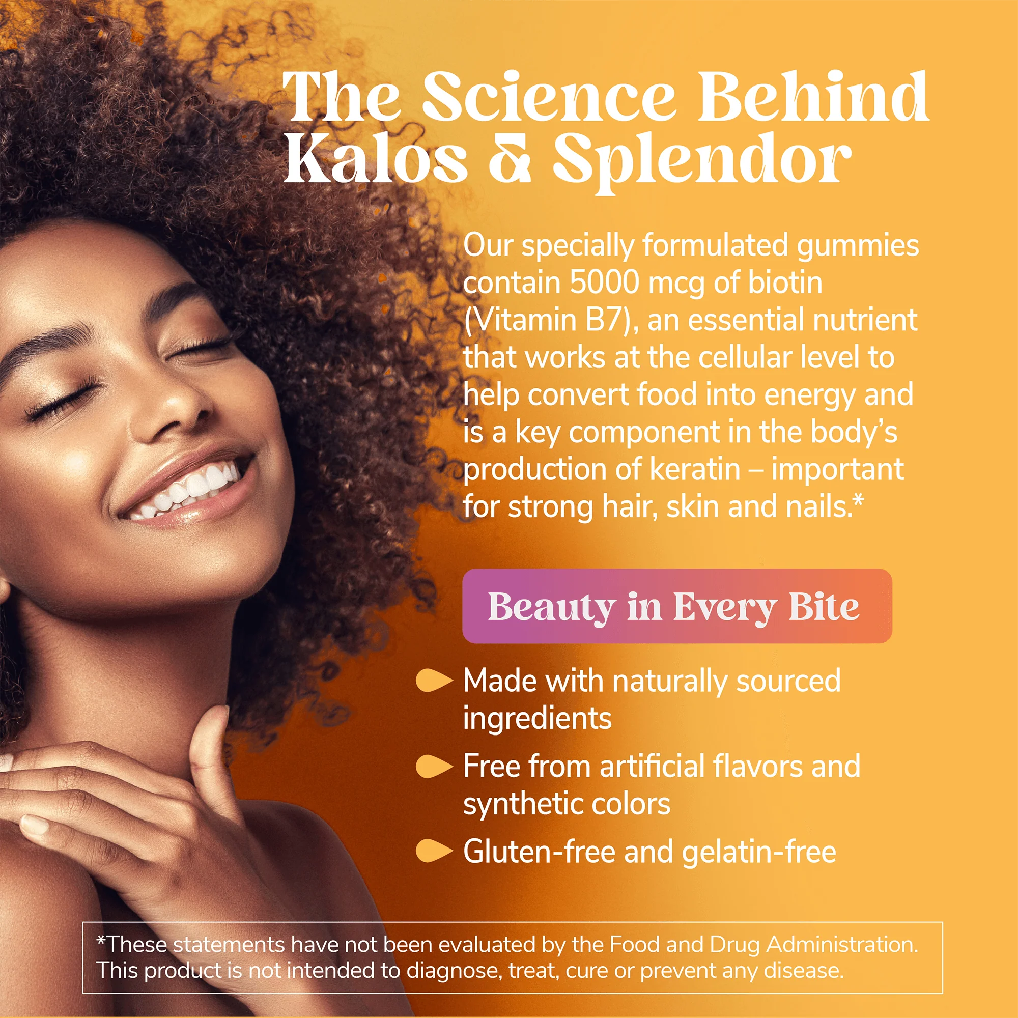 Kalos & Splendor Biotin Gummies 5000 mcg - Image 6