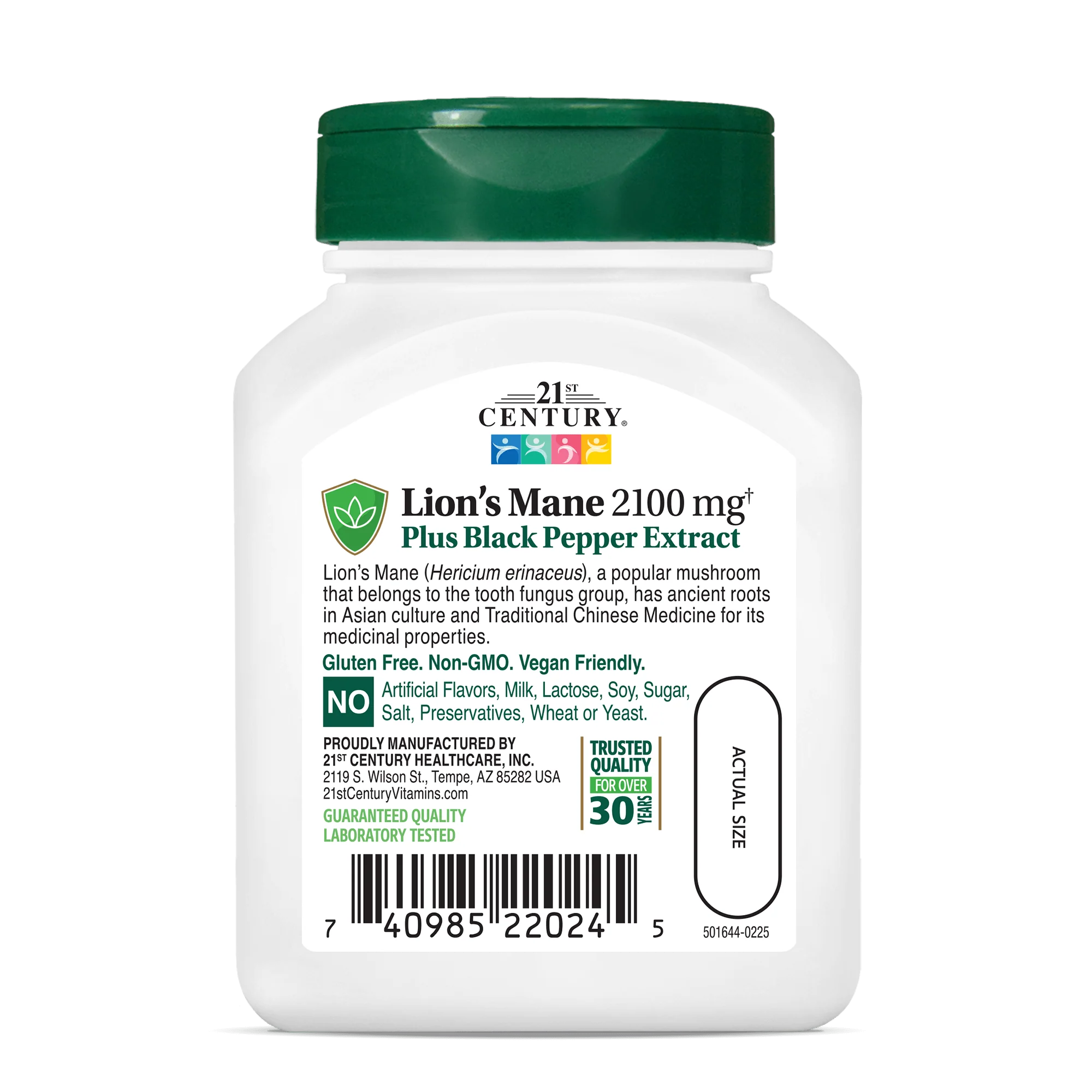 Lion's Mane 2100 mg Plus Black Pepper Extract - Image 4