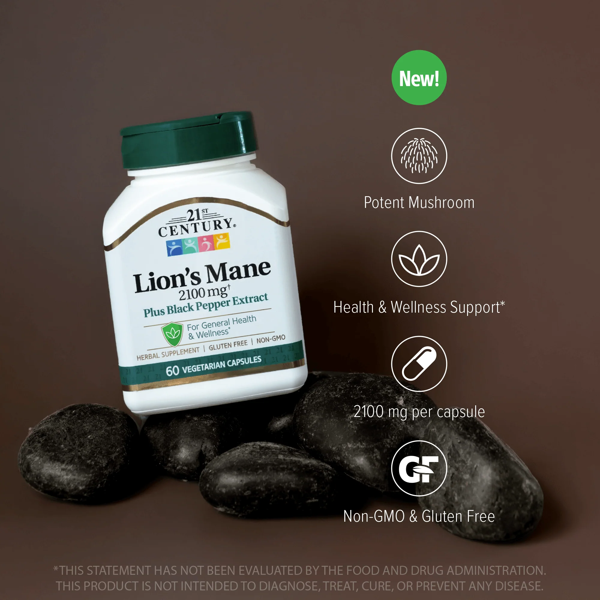 Lion's Mane 2100 mg Plus Black Pepper Extract - Image 5
