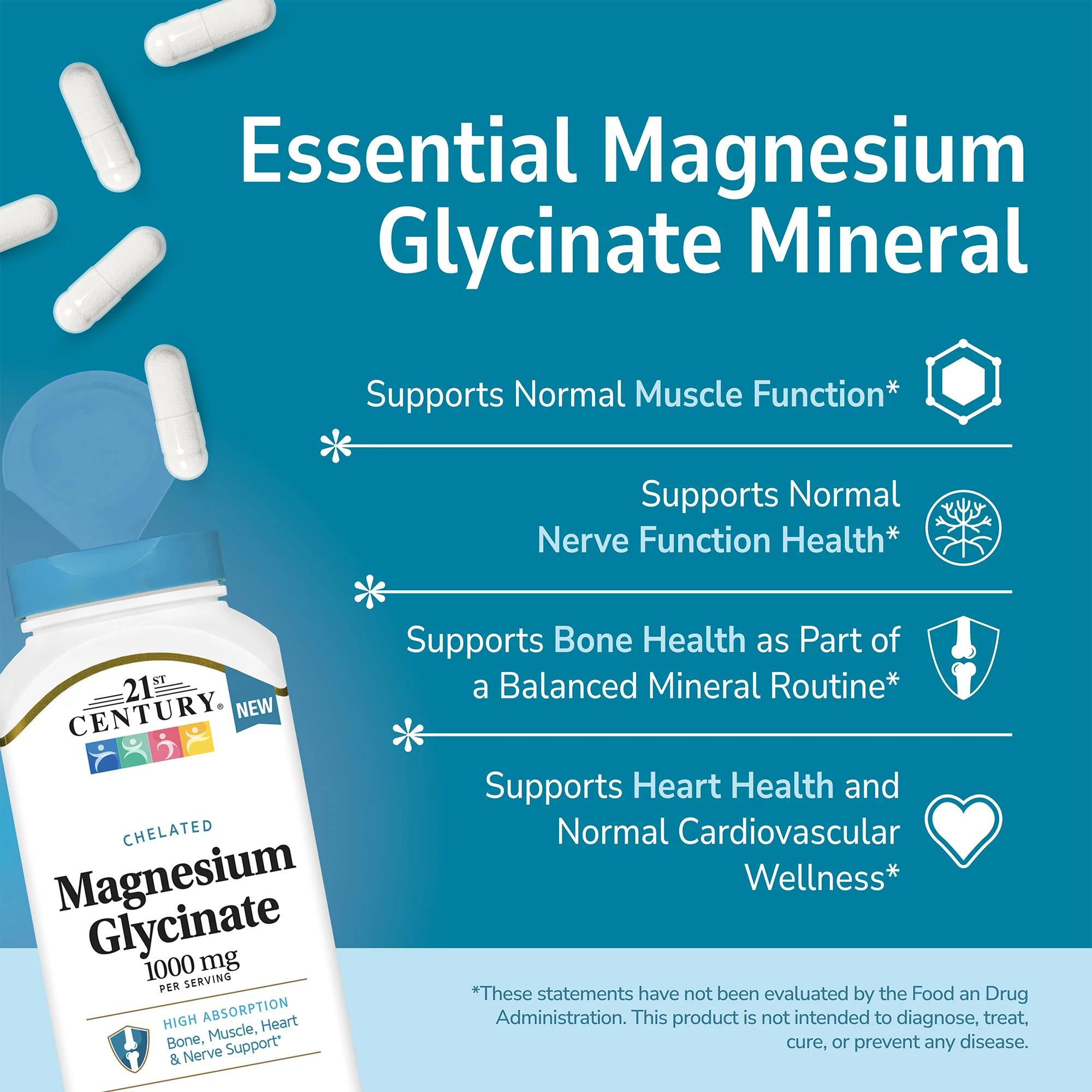 Magnesium Glycinate 1000mg - Image 4