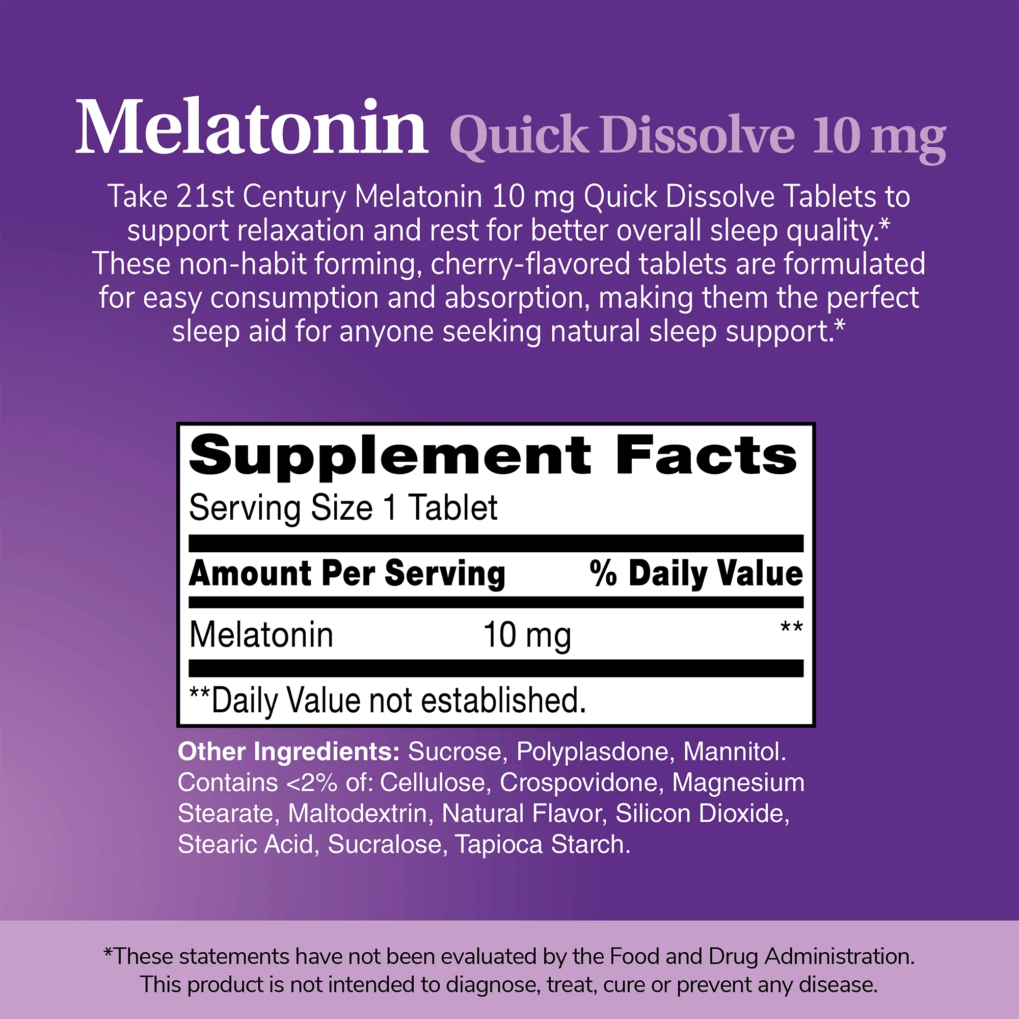 Melatonin 10mg - Extra Strength - Image 3