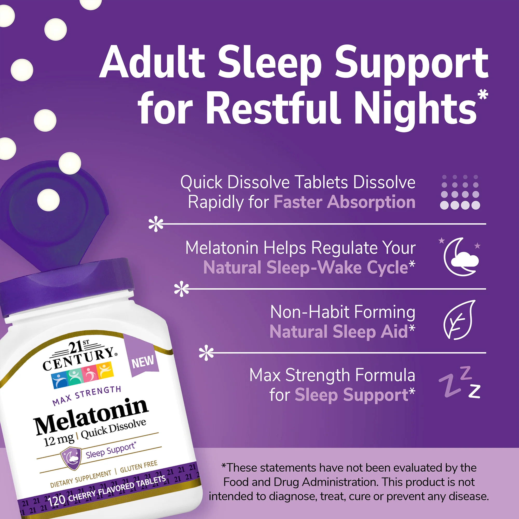 Melatonin 12 mg - Max Strength - Image 3