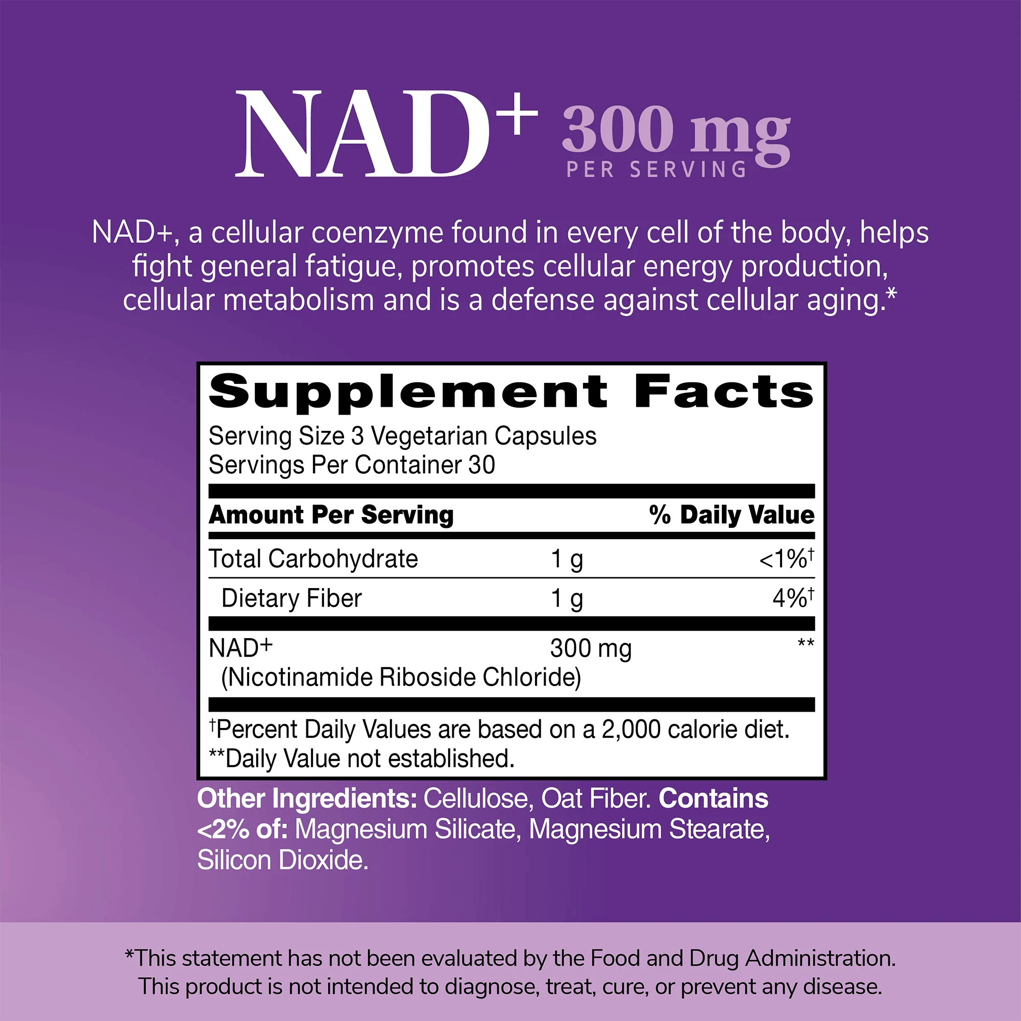 NAD+ Nicotinamide Riboside 300 mg - Image 2