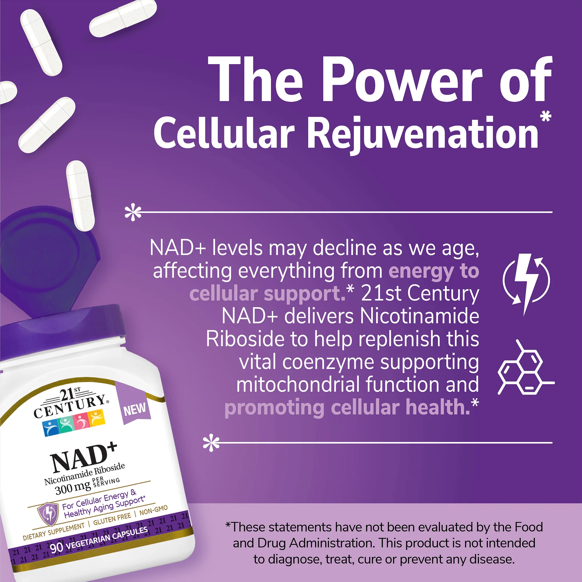 NAD+ Nicotinamide Riboside 300 mg - Image 3