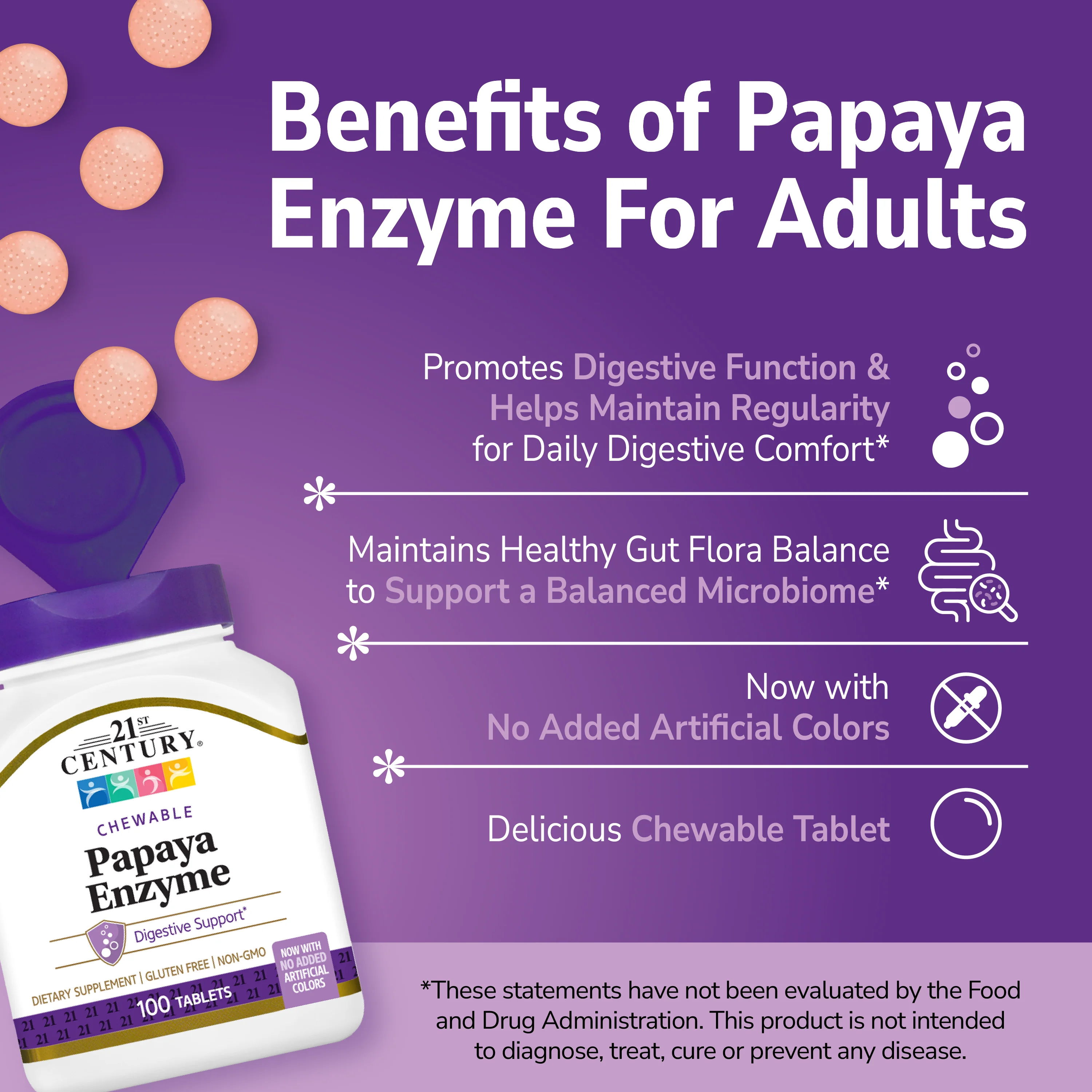 Papaya Enzyme Chewables - Image 3