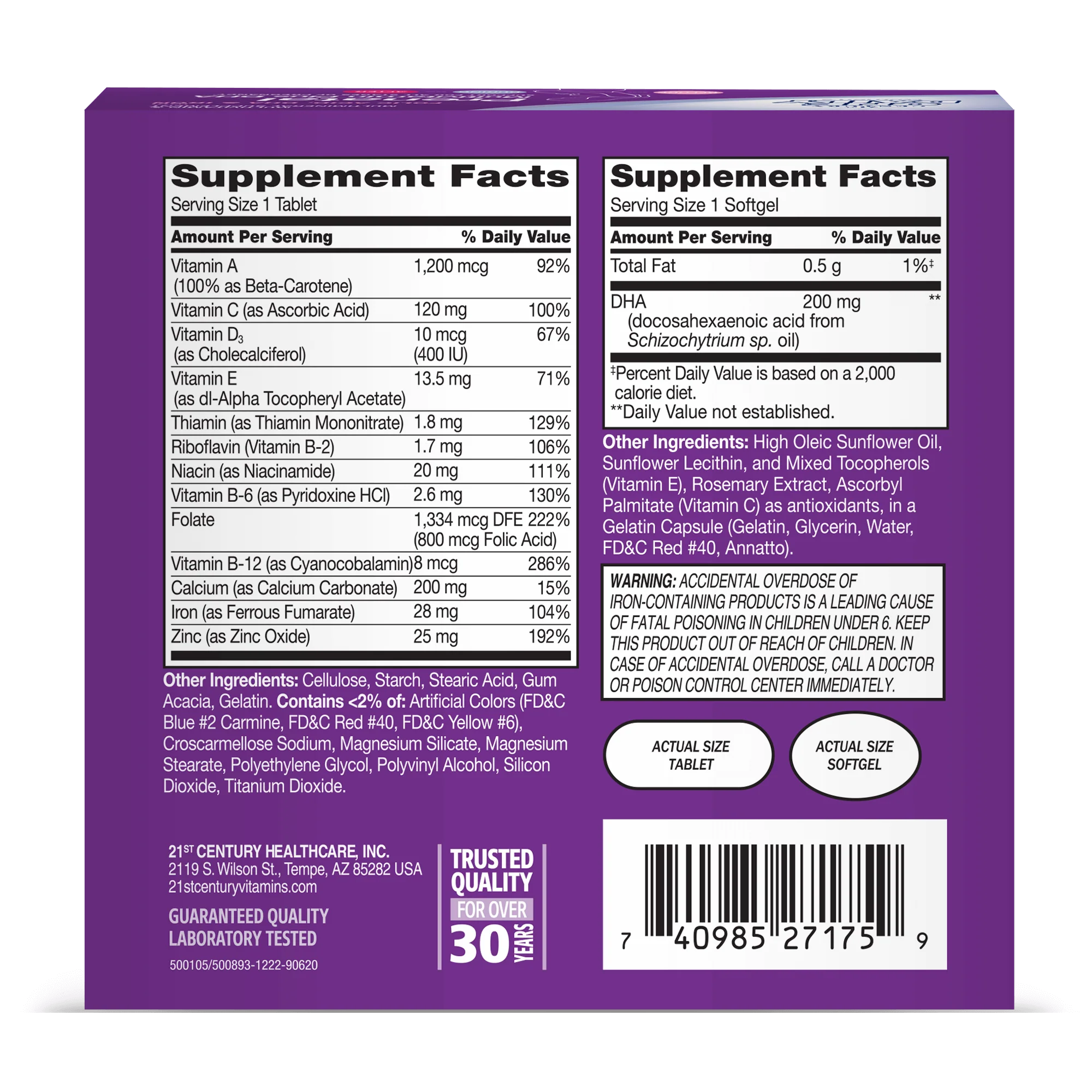 Prenatal Multivitamin Plus DHA - Image 3