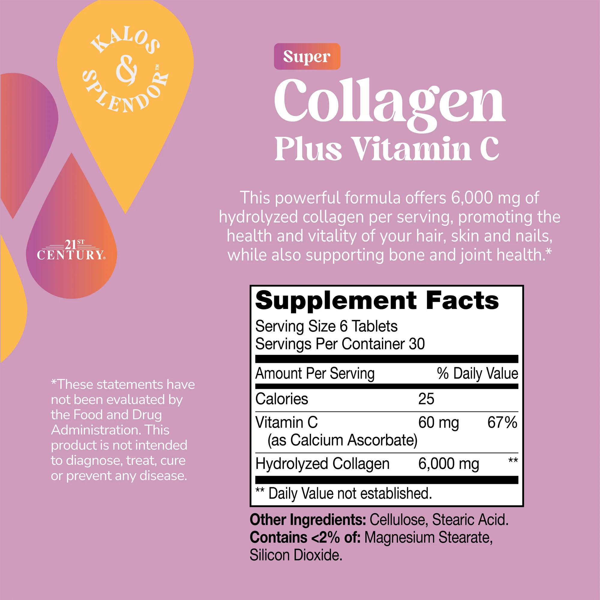 Kalos & Splendor Super Collagen Plus Vitamin C - Image 3