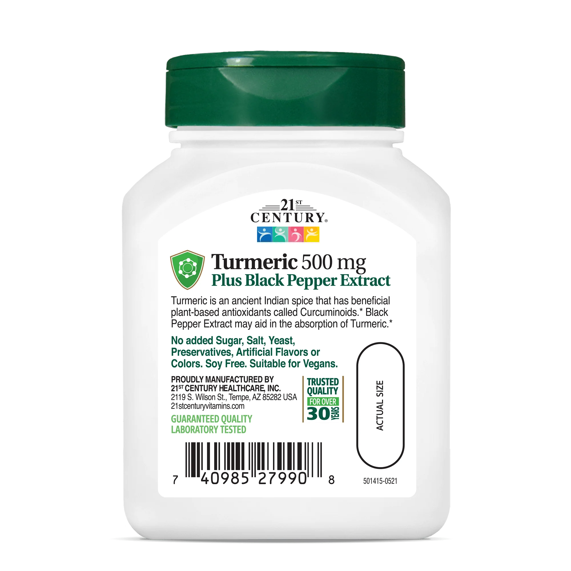Turmeric 500 mg Plus Black Pepper Extract - Image 4