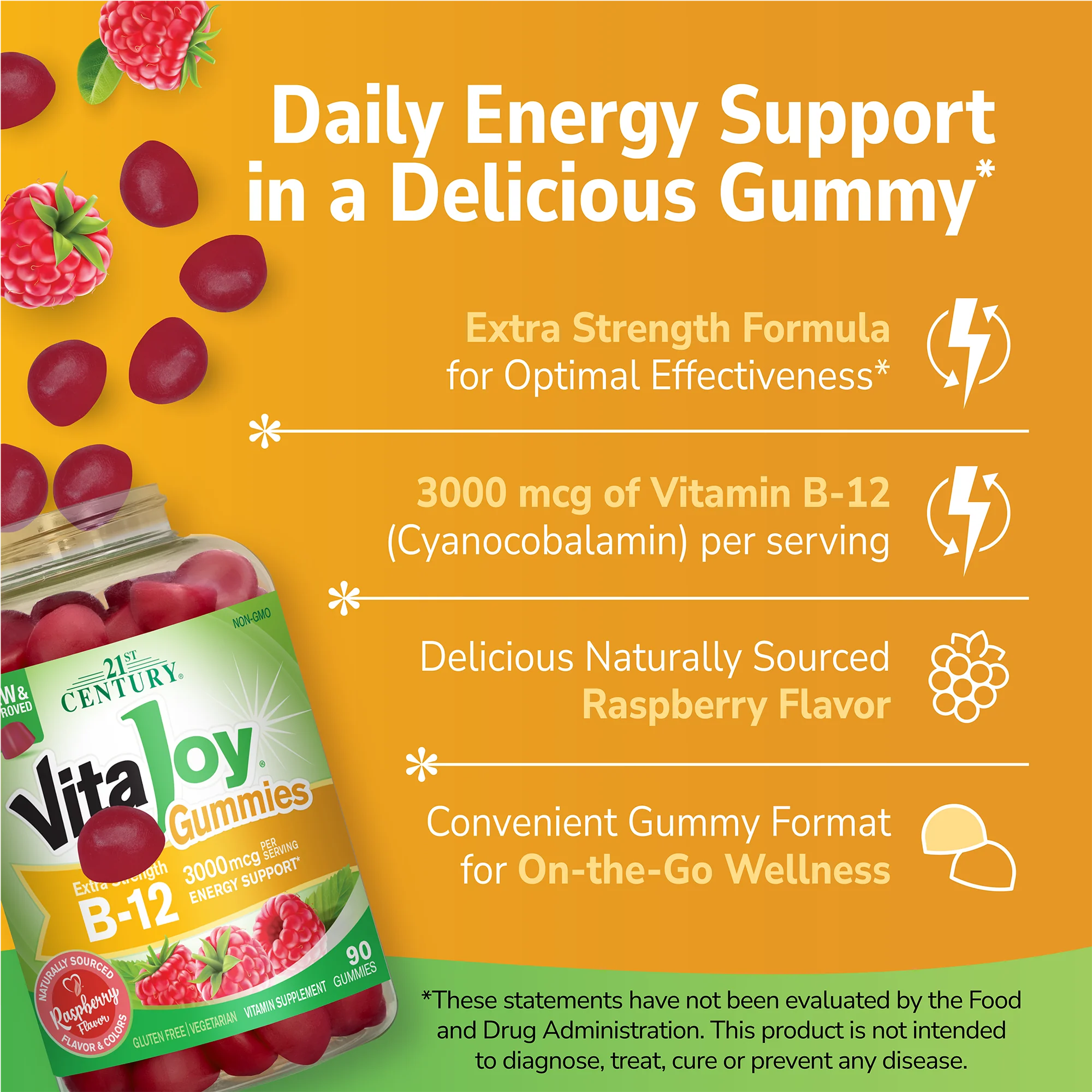VitaJoy B-12 3000 mcg Gummies - Extra Strength - Image 3