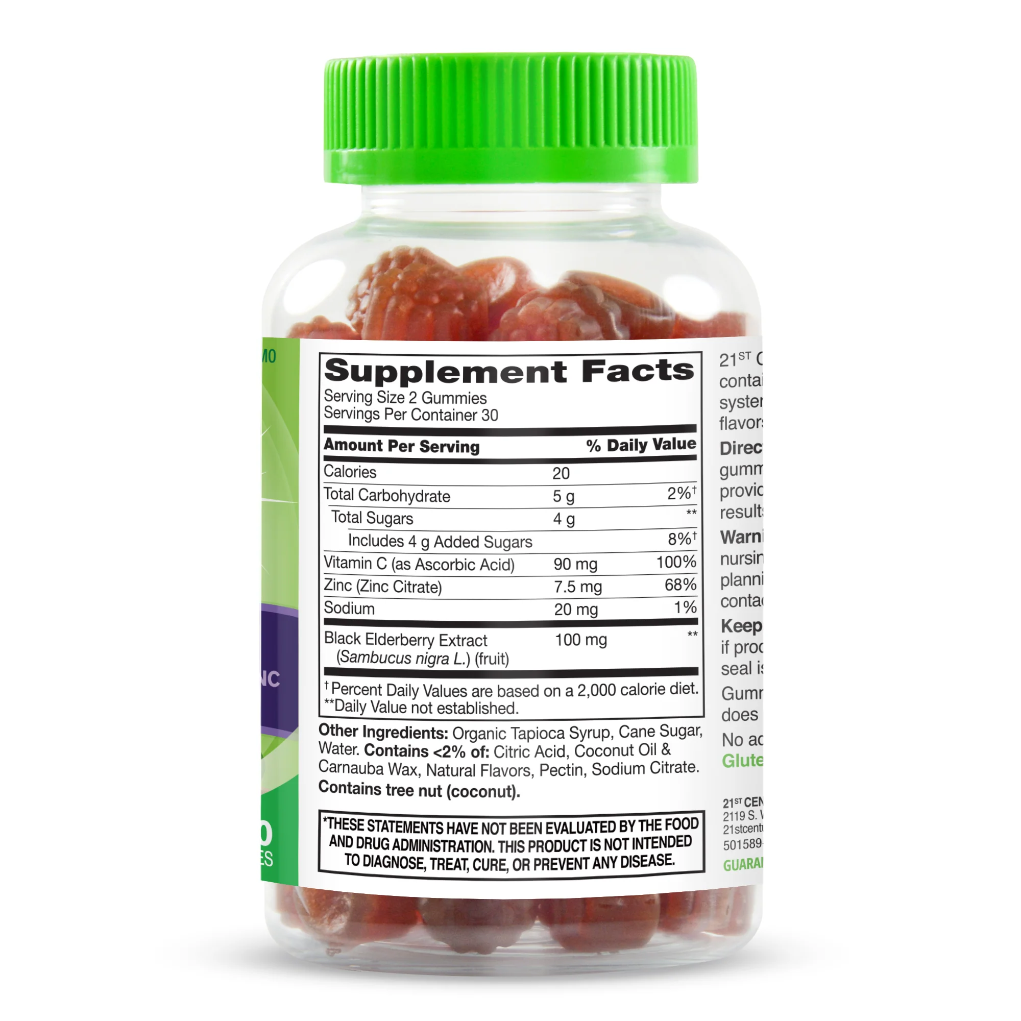 VitaJoy Sambucus Elderberry 100 mg Gummies - Image 7