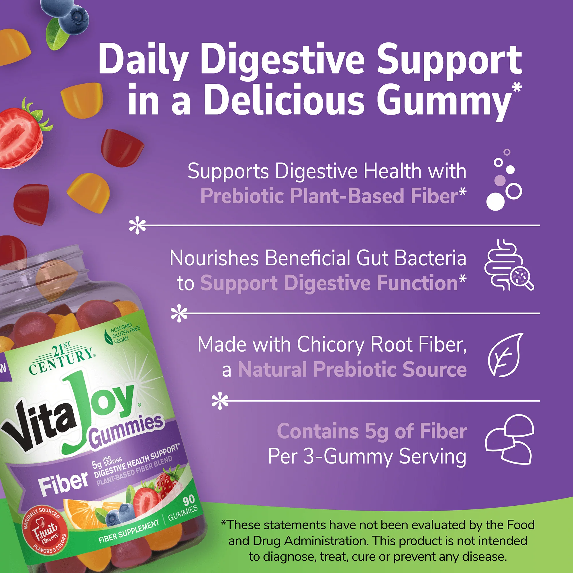 VitaJoy Fiber 5 g Gummies - Image 3